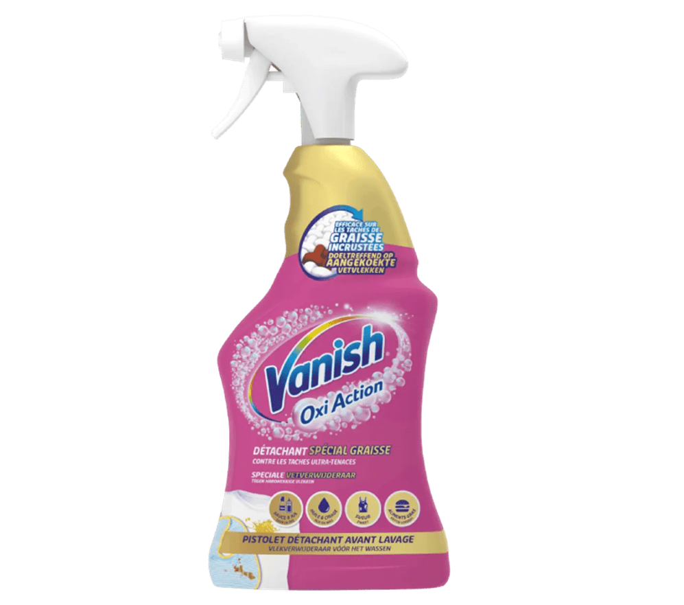 Vanish spray oxi action vetvlekken voor het wassen